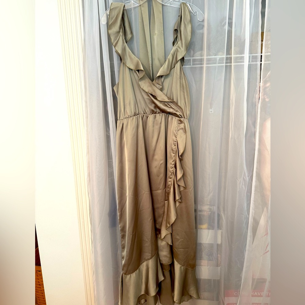 Show me your mumu Samantha Ruffle Wrap Dress